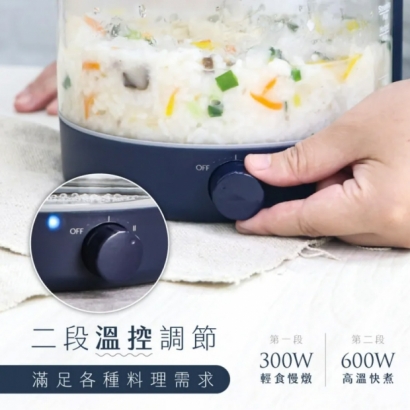 【KINYO】1.2L 多功能玻璃美食鍋 (FP-0877)
