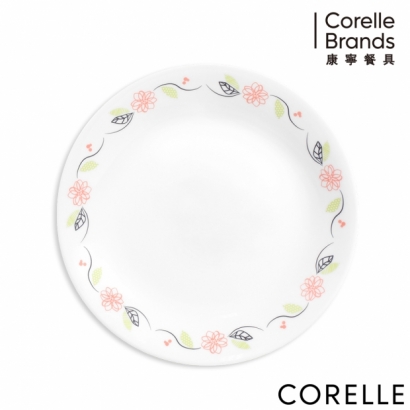 【美國康寧 CORELLE】陽光橙園8吋平盤